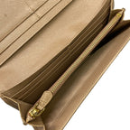 Prada Wallet Pink Beige Ribbon Leather — view 4