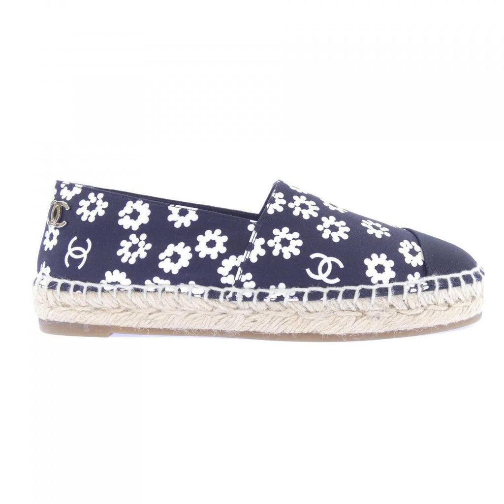 Chanel Espadrilles Shoes Black