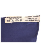 Hermes Grande Tenue Carre 90 Navy Yellow Multicolor Silk Scarf — view 4