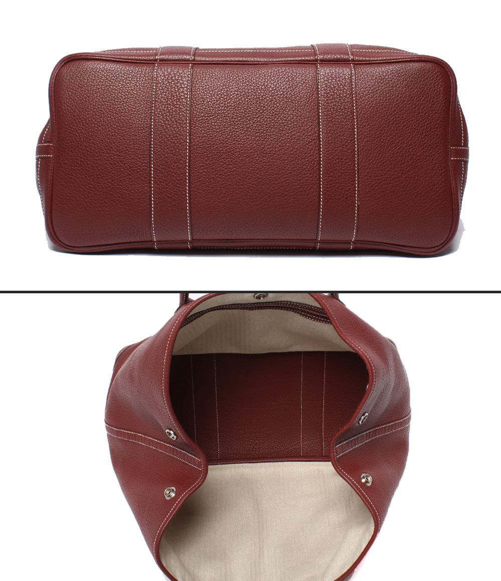 Hermes Tote Silver Garden Party PM — view 3