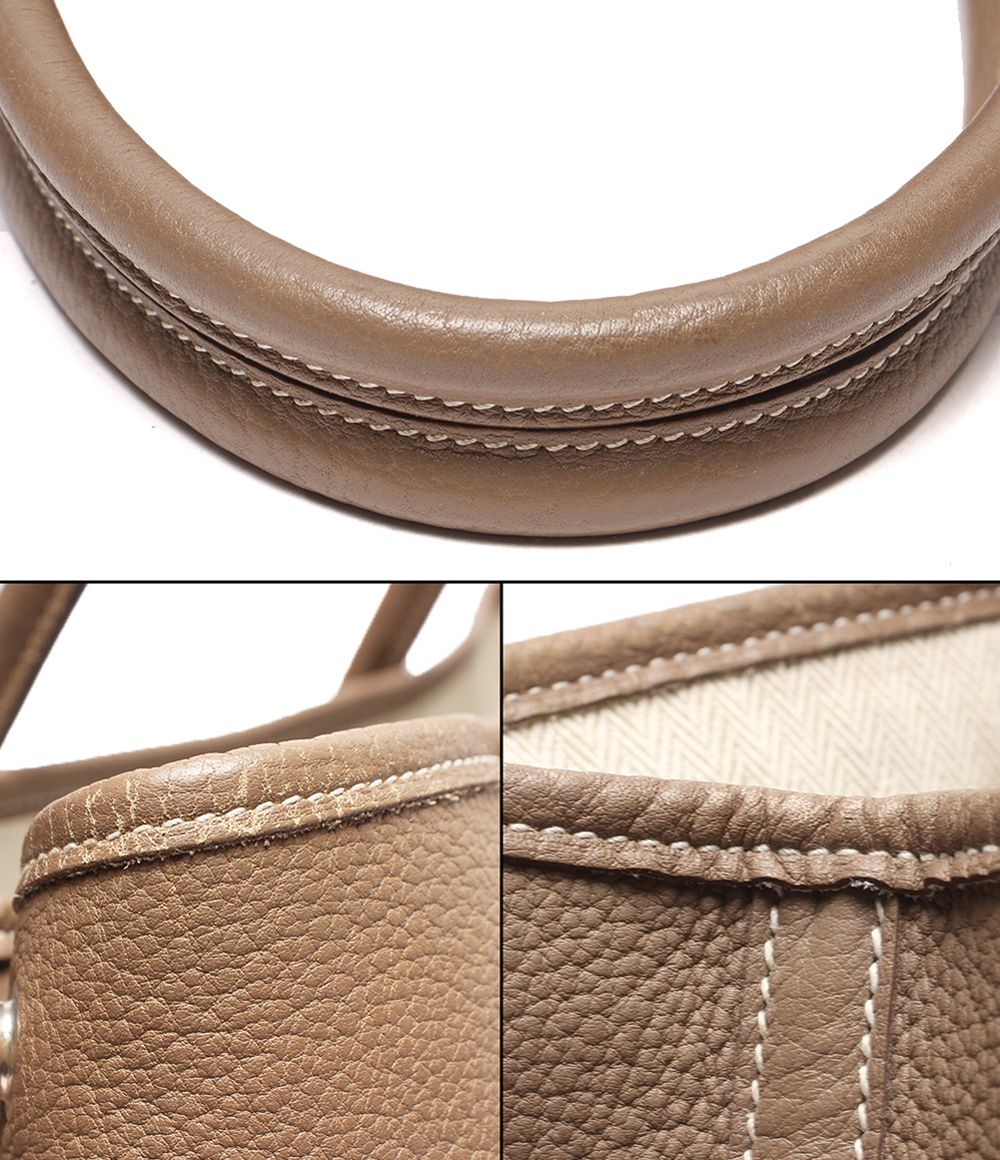 Hermes Tote Silver Garden Party PM — view 6