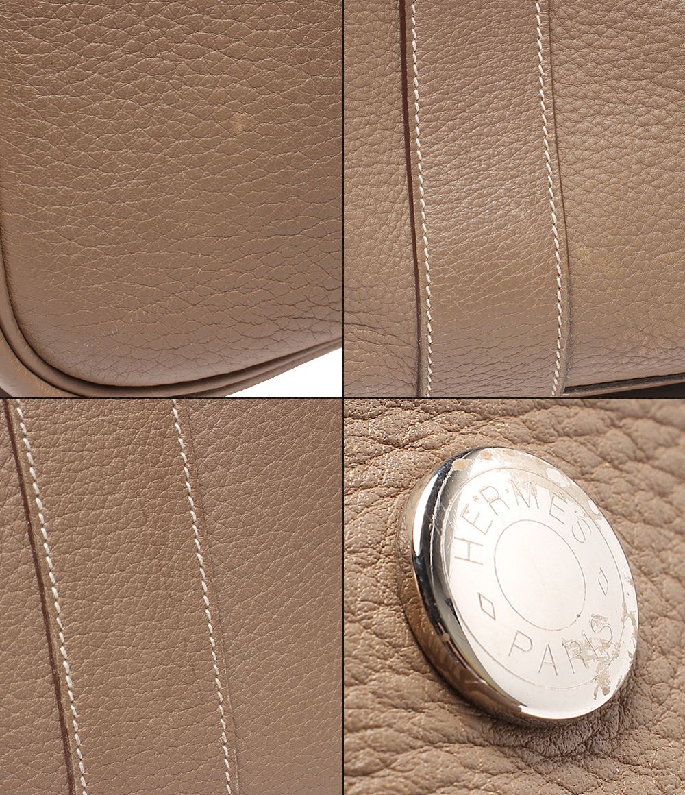 Hermes Tote Silver Garden Party PM — view 8