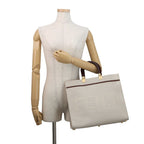 Fendi Tote Sunshine Canvas Leather 2-Way Shoulder Bag — view 4