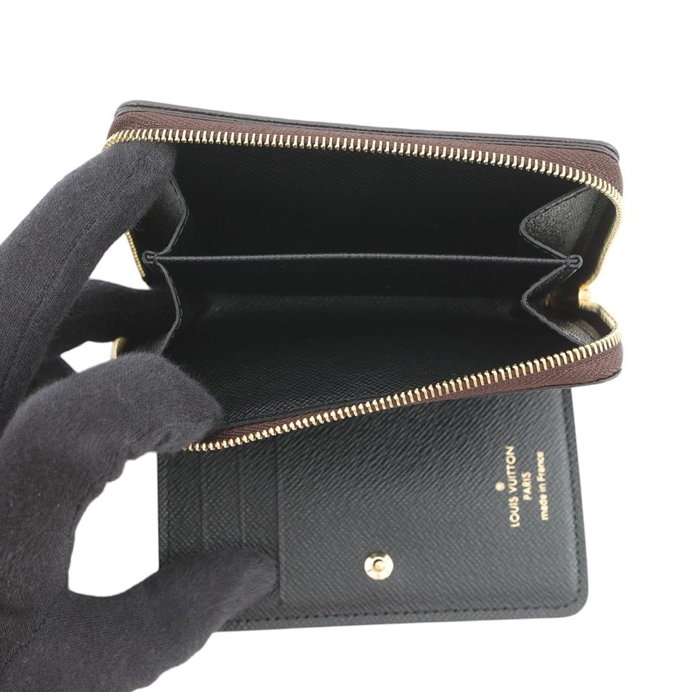 Louis Vuitton Bifold Wallet Monogram Reverse Portefeuille Lou Black — view 6