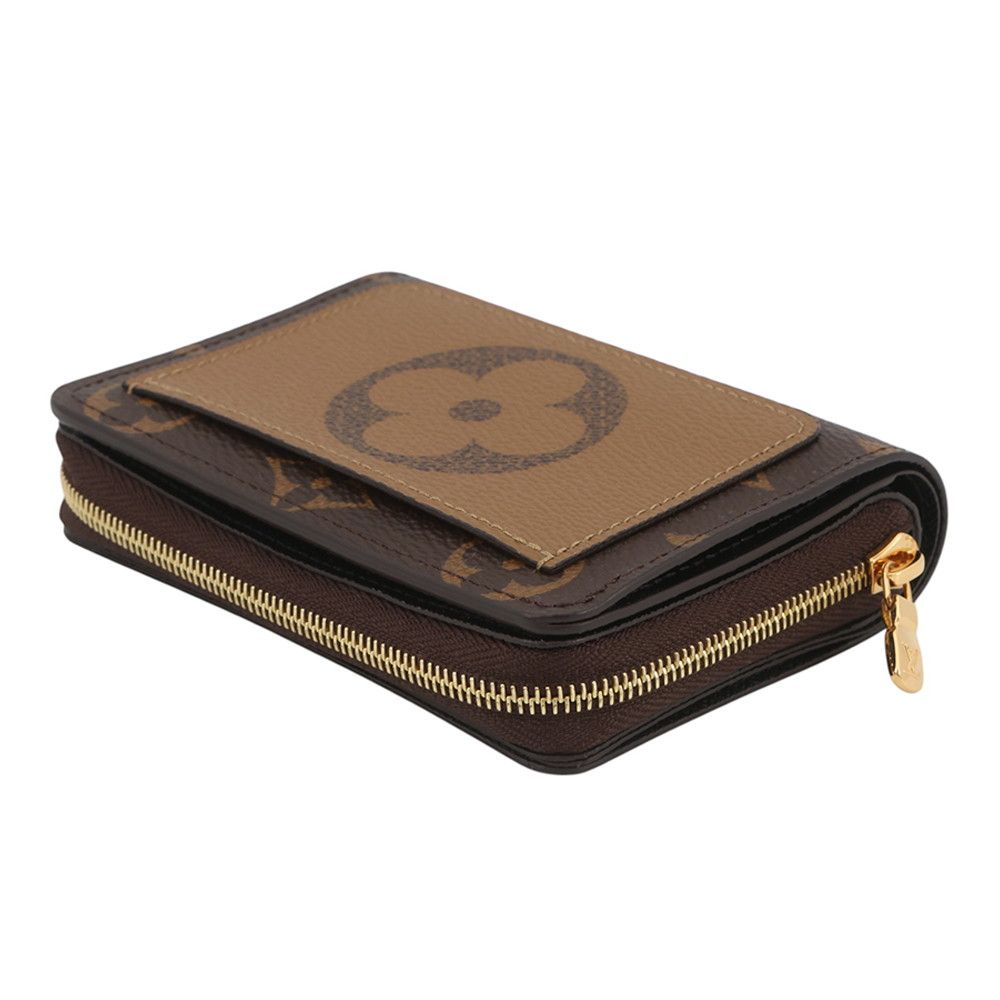 Louis Vuitton Bifold Wallet Monogram Reverse Portefeuille Lou Black — view 2