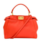 Fendi Peekaboo Mini 2-Way Handbag Calf