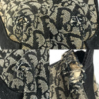 Dior Shoulder Bag Trotter Logo Leather Canvas Black — view 7