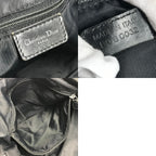 Dior Shoulder Bag Trotter Logo Leather Canvas Black — view 9