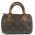 Louis Vuitton Handbag Mini Speedy Monogram Canvas Brown — view 2