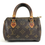 Louis Vuitton Handbag Mini Speedy Monogram Canvas Brown