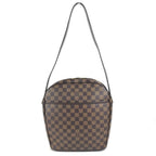Louis Vuitton Shoulder Bag Ipanema GM Damier Canvas Ebene Brown
