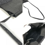 Hermes Shoulder Bag Logo Polyamide Gray — view 8