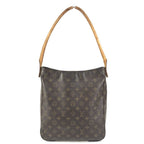 Louis Vuitton Shoulder Bag Looping GM Monogram Canvas Brown