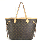 Louis Vuitton Shoulder Bag Neverfull MM Monogram Canvas Cerise Brown — view 2