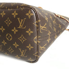 Louis Vuitton Shoulder Bag Neverfull MM Monogram Canvas Cerise Brown — view 6