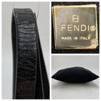 Fendi Tote Zucca Black Canvas Travel Business — view 4