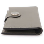 Hermes Card Case Gray Evercolor Grimeia Silver — view 3