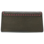 Louis Vuitton Empreinte Portefeuille Sarah Wallet Card Case Khaki Pink Leather — view 2