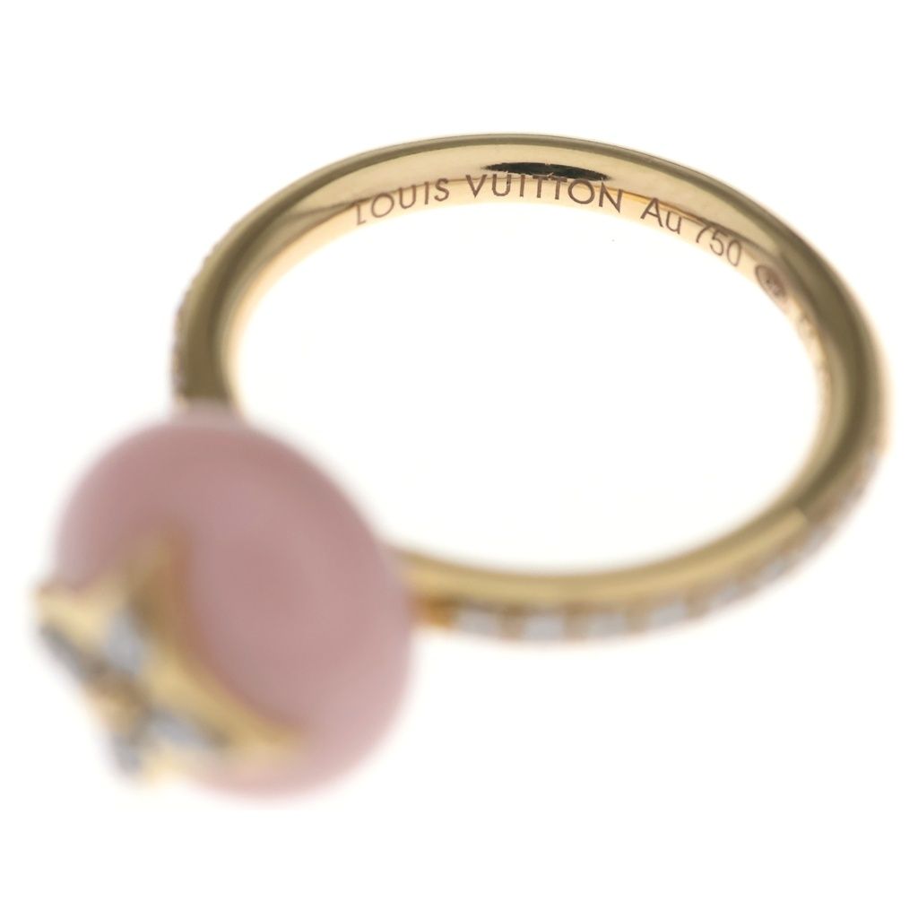 Louis Vuitton B Blossom Monogram Flower Ring 18k Pink Gold — view 5