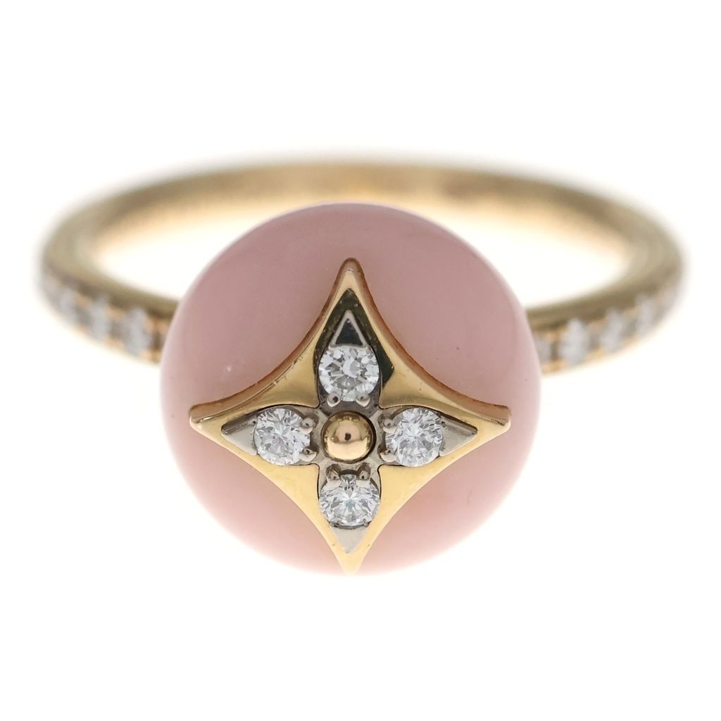 Louis Vuitton B Blossom Monogram Flower Ring 18k Pink Gold — view 4