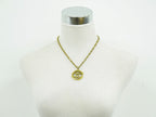 Chanel CC Logo Necklace Pendant Gold Plated — view 8