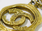 Chanel CC Logo Necklace Pendant Gold Plated — view 5