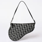 Dior Trotter Saddle Bag Pouch Black