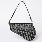 Dior Trotter Saddle Bag Pouch Black — view 2