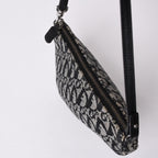 Dior Trotter Saddle Bag Pouch Black — view 8
