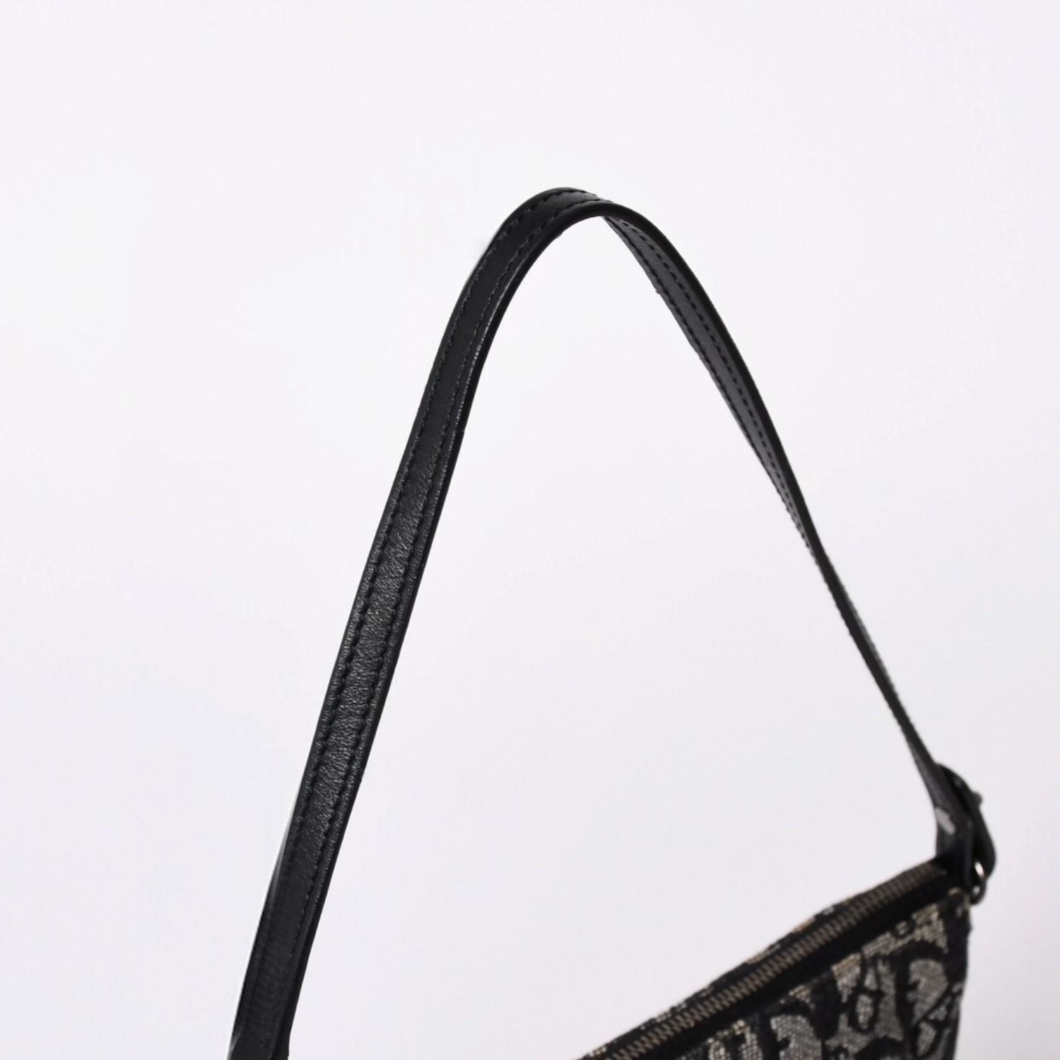 Dior Trotter Saddle Bag Pouch Black — view 4