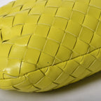 Bottega Veneta Mini Jodie Handbag Intrecciato Lime Green — view 8