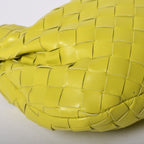 Bottega Veneta Mini Jodie Handbag Intrecciato Lime Green — view 7