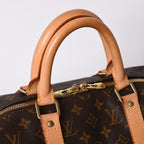 Louis Vuitton Keepall 50 Boston Bag Monogram Leather Gold — view 4