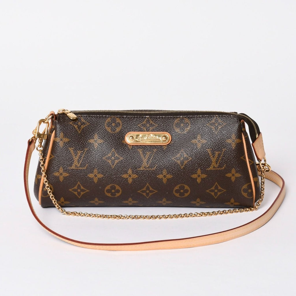 Louis Vuitton Pochette Monogram Brown Gold