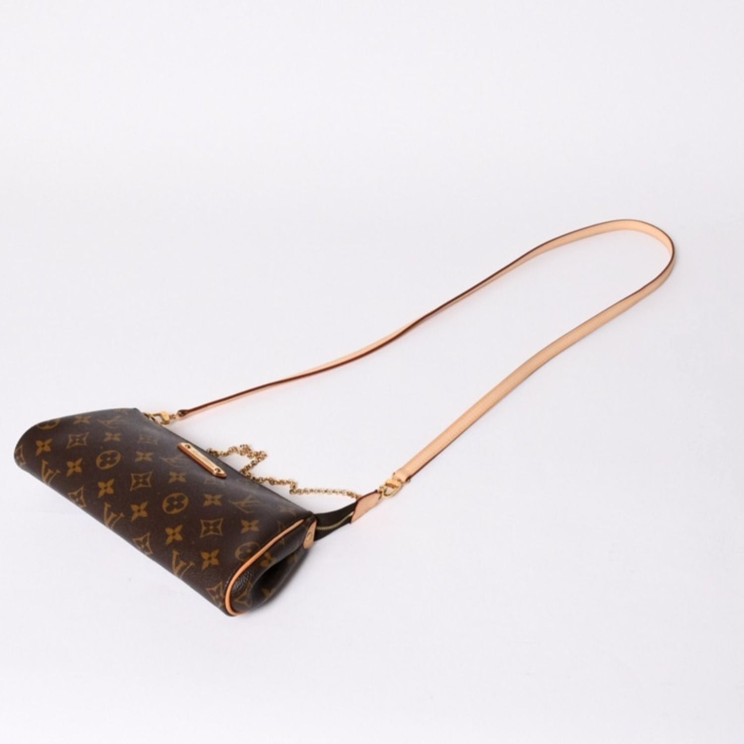 Louis Vuitton Pochette Monogram Brown Gold — view 8