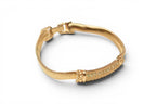 Dior Bracelet Bangle Vintage Rhinestone Gold — view 3