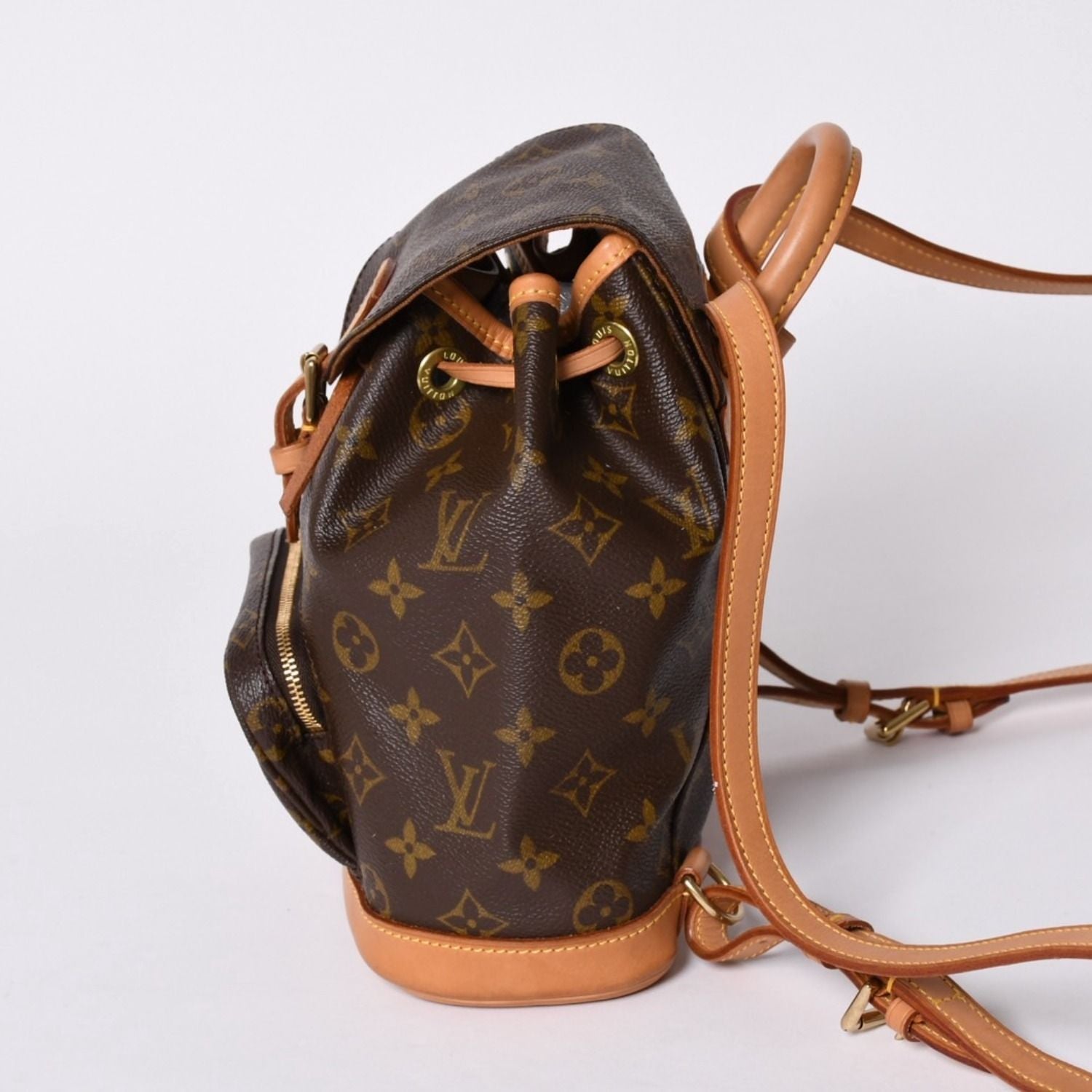 Louis Vuitton Mini Montsouris Backpack Monogram Brown — view 4