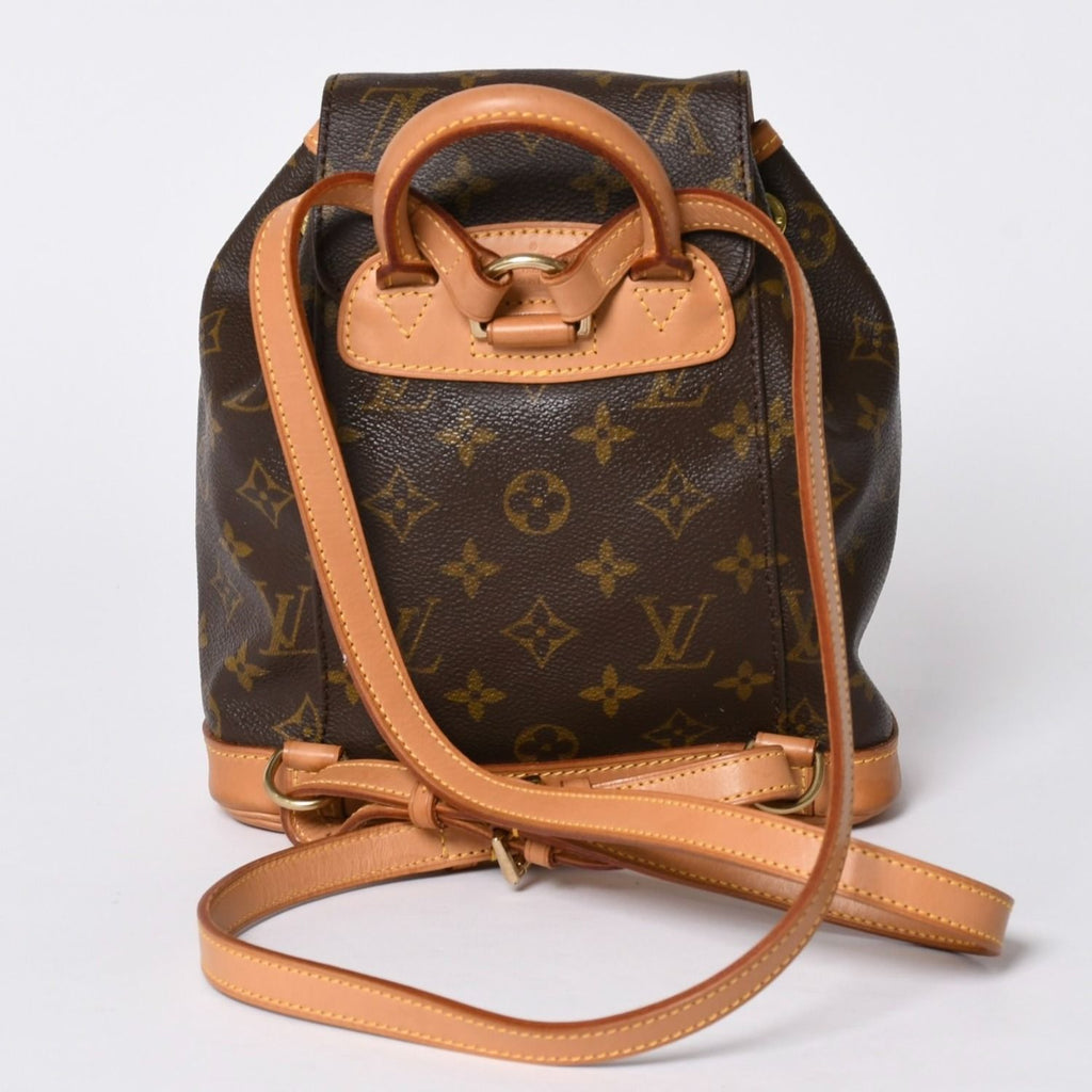 Louis Vuitton Mini Montsouris Backpack Monogram Brown — view 2