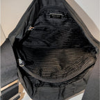 Prada Nylon Shoulder Bag Crossbody Black Triangle Logo — view 7