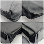 Prada Nylon Shoulder Bag Crossbody Black Triangle Logo — view 3