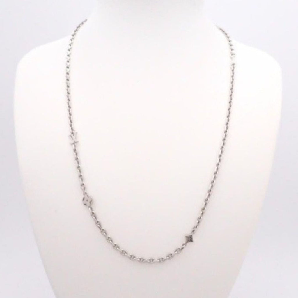 Louis Vuitton Chain VL Yours Necklace Silver — view 9