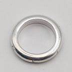 Chanel Ring Silver Logo Simple — view 3