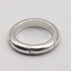 Chanel Ring Silver Logo Simple — view 2