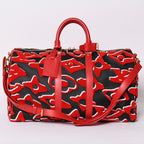 Louis Vuitton Keepall Bandouliere 45 Boston Bag UF Monogram Tufted