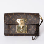 Louis Vuitton Clutch Historique Monogram Brown