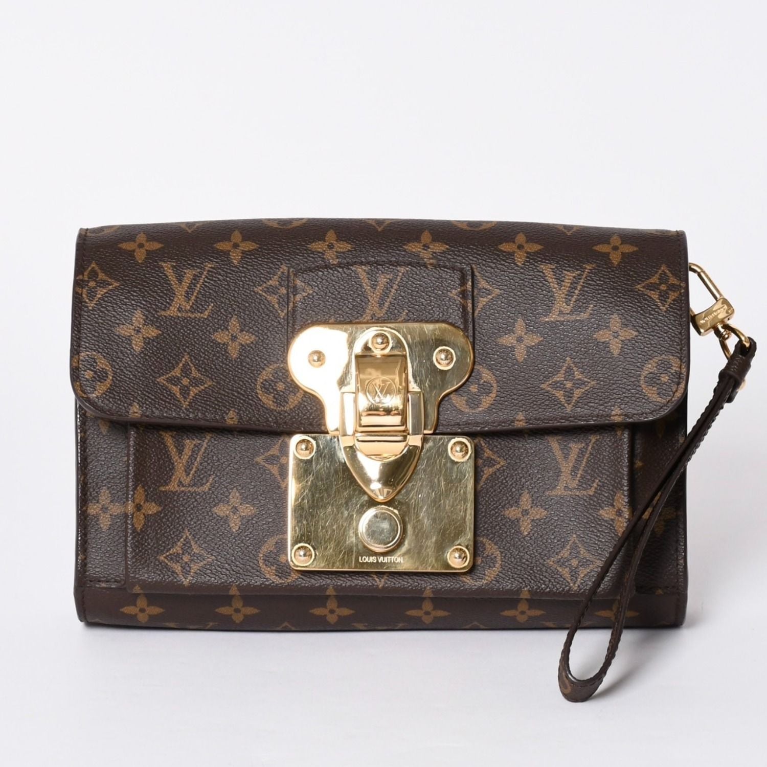 Louis Vuitton Clutch Historique Monogram Brown