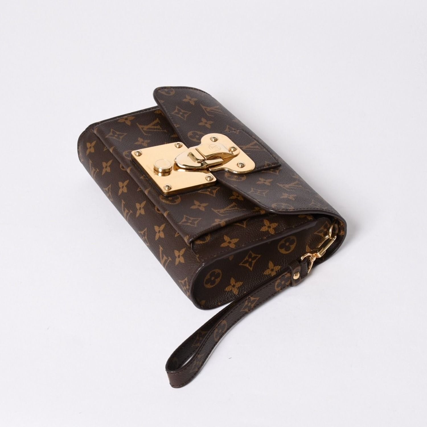 Louis Vuitton Clutch Historique Monogram Brown — view 4