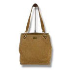 Chanel Wild Stitch Mini Tote Shoulder Chain with Beige Suede Leather Pouch — view 2