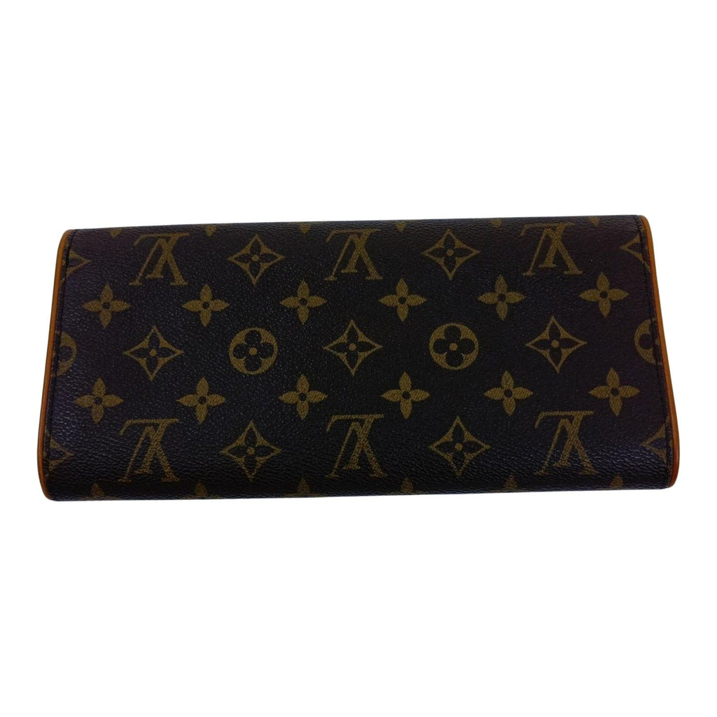 Louis Vuitton Monogram Pochette Twin GM Brown Shoulder Bag — view 3