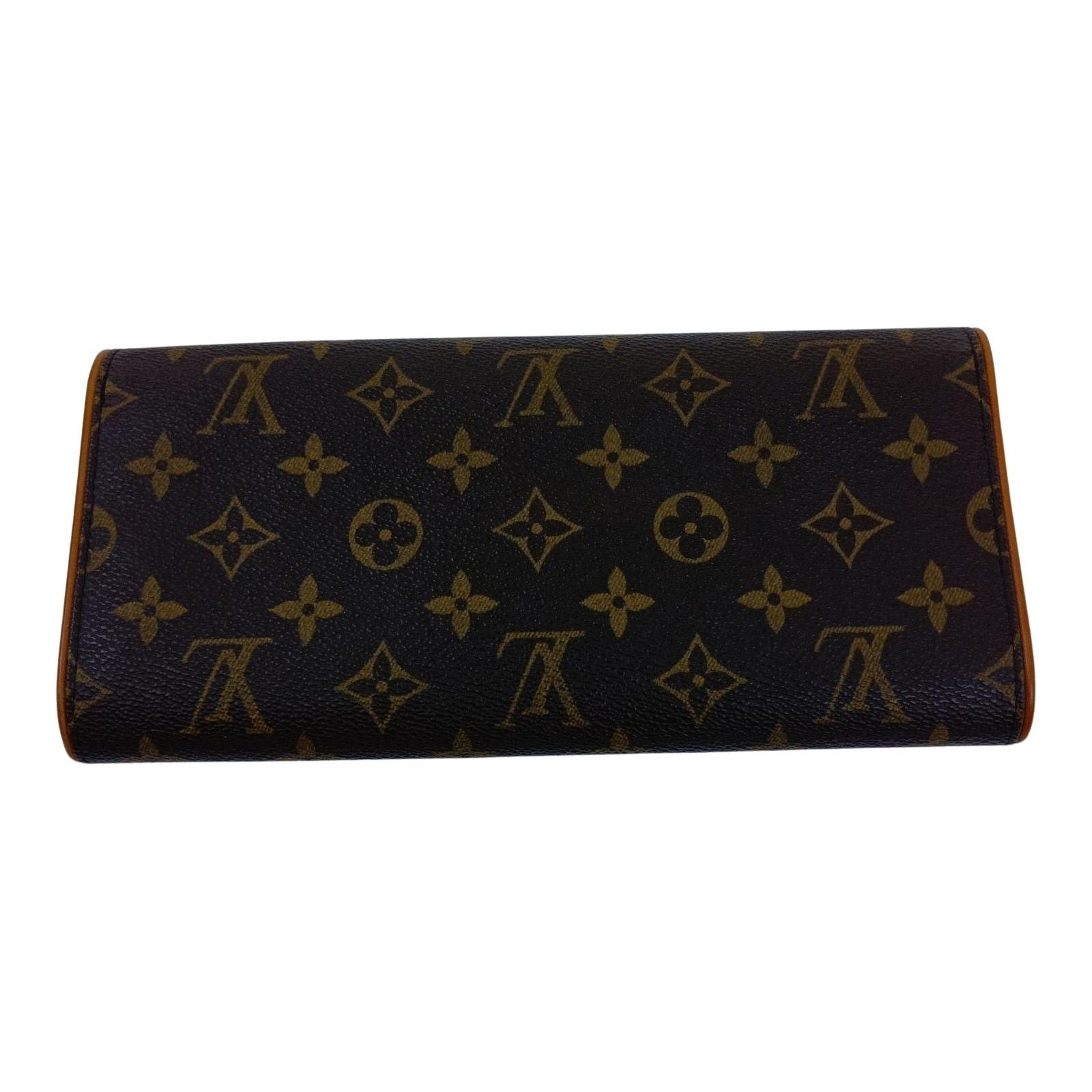 Louis Vuitton Monogram Pochette Twin GM Brown Shoulder Bag — view 3